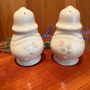 Pfaltzgraff Tea Rose salt and pepper shaker set vintage